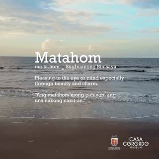 Matahom: meaning, definition .